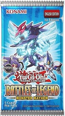 Yu-Gi-Oh Battles of Legend: Monster Mayhem 1st Edition Booster Pack